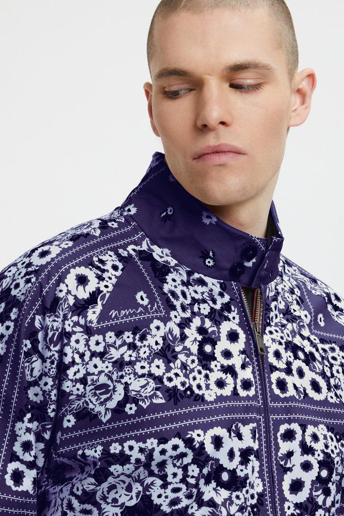 Baracuta G9 Bandana X NÒMARYTHM TEXTILE Indigo Blue