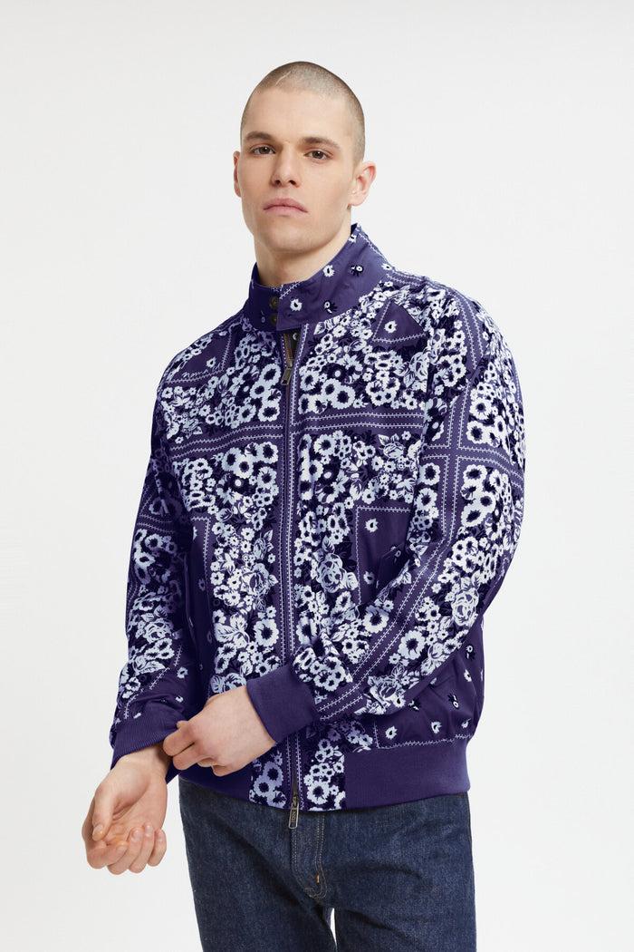 baracuta G9 Bandana X NÒMARYTHM TEXTILE Indigo blue