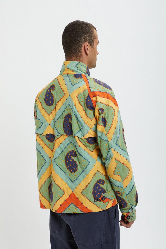 Baracuta Kartik Research X Baracuta Paisley G4 Jacket Turquoise Blue