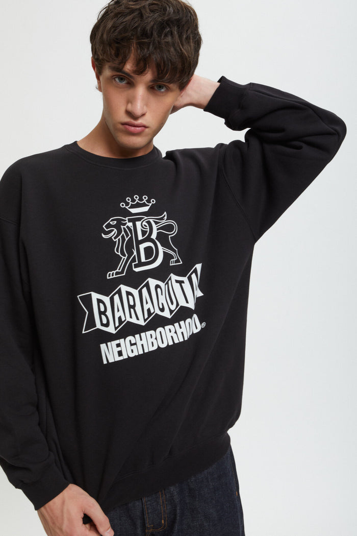 Baracuta Neighborhood X Baracuta Longsleeve Sweatshirt Black