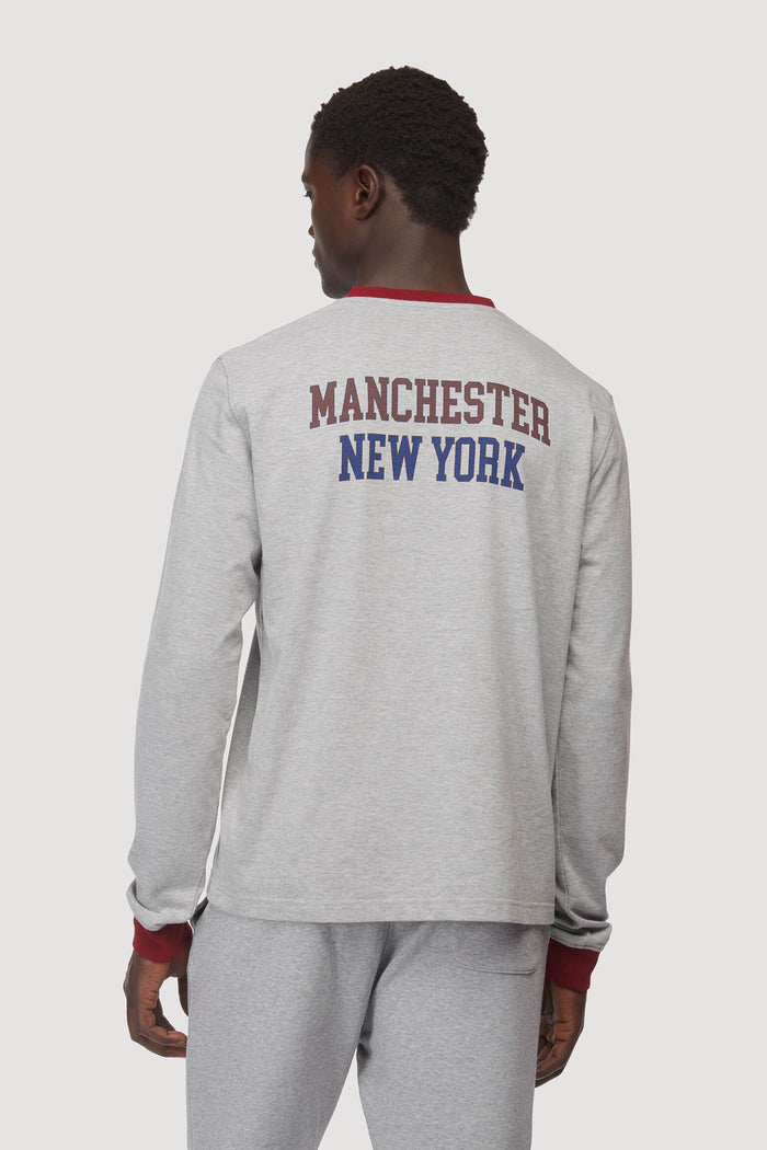 Baracuta Noah X Baracuta Jersey T-Shirt Grey Melange