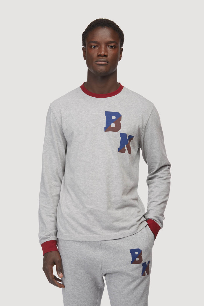 baracuta Noah x Baracuta Jersey T-Shirt Grey melange