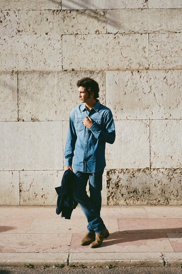 Barbanera Carlito Cloud Blue Denim Shirt