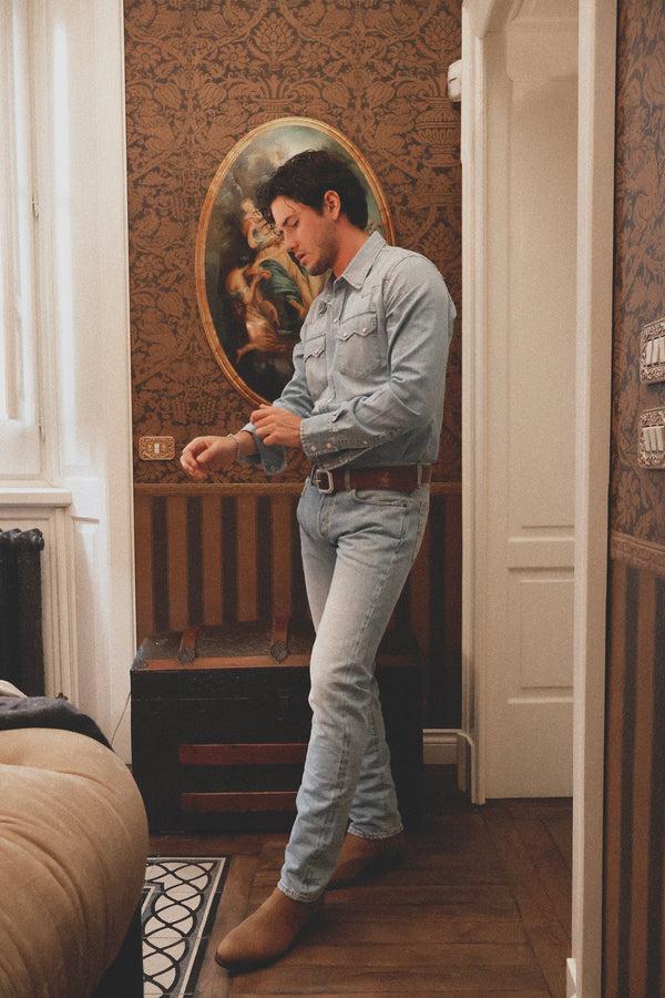 Barbanera Carlito Light Blue Denim Shirt