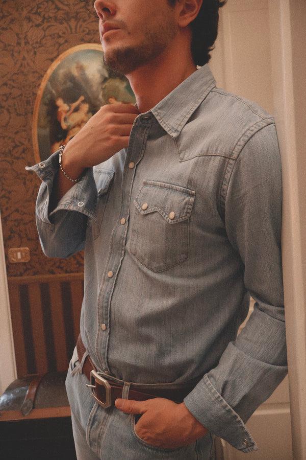 Barbanera Carlito Light Blue Denim Shirt