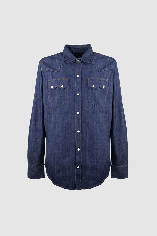 barbanera Carlito Raw Denim Shirt