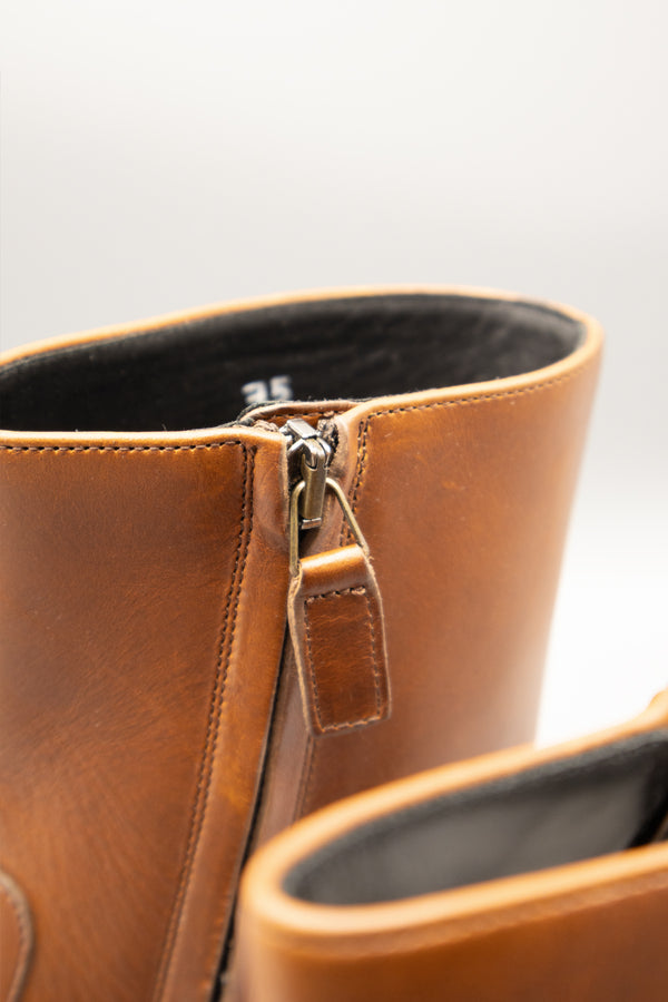 barbanera Cash Brown Calf Leather Boots