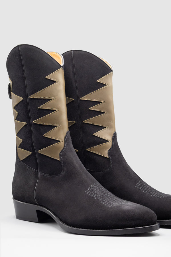 Barbanera Cormac Black Suede Boots