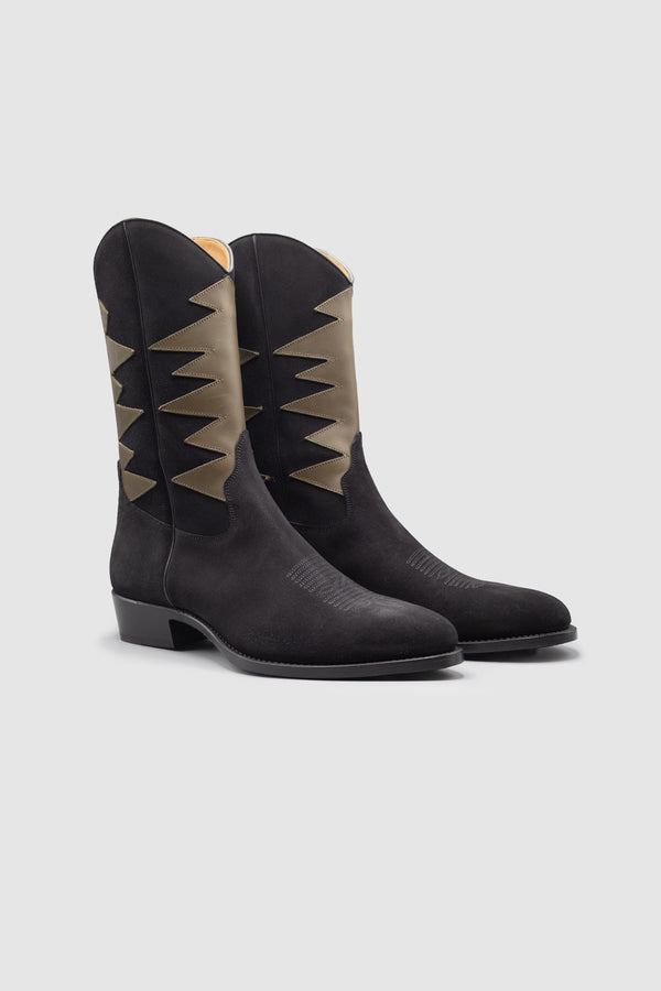 barbanera Cormac Black Suede Boots