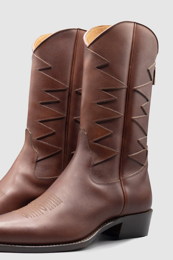 Barbanera Cormac Brown Waxy Calf Boots
