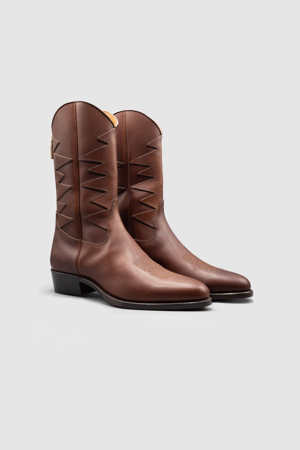 barbanera Cormac Brown Waxy Calf Boots