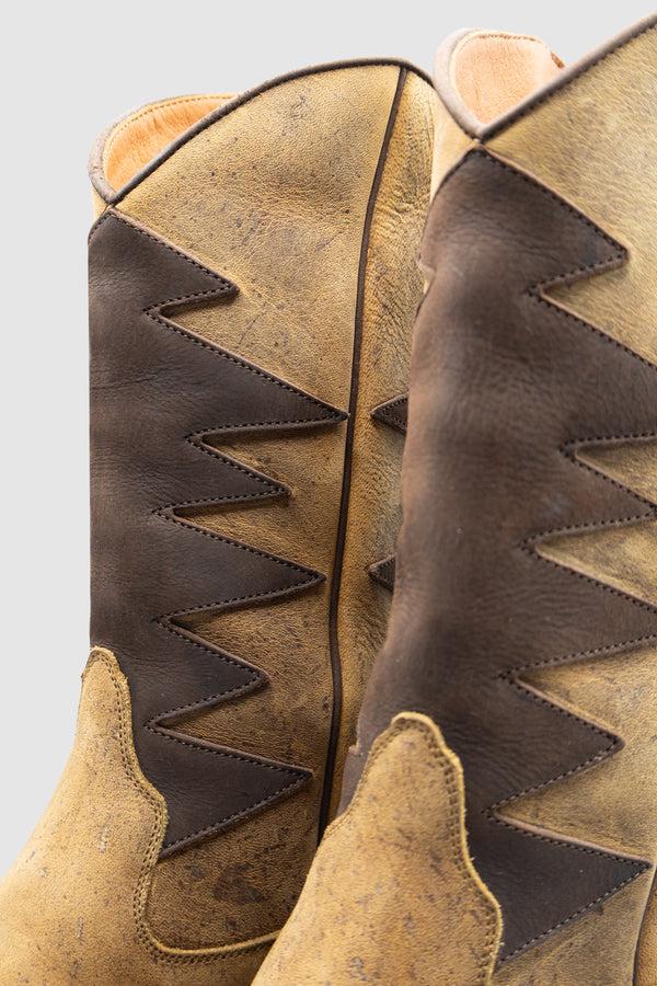 Barbanera Cormac Brown Waxy Kudu Leather Boots