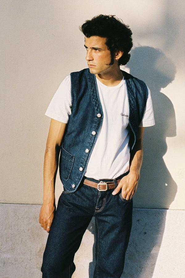 Barbanera Dane Deep Blue Denim Vest