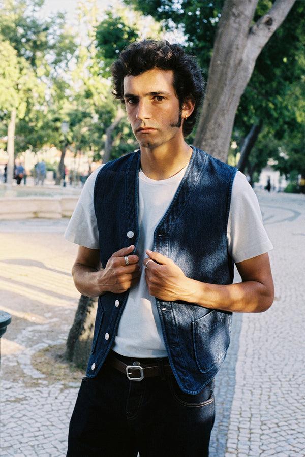 Barbanera Dane Deep Blue Denim Vest