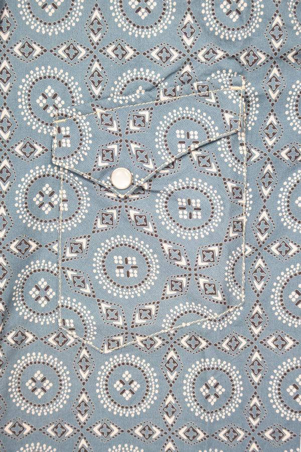 Barbanera FDP Blue Bandana Cotton Shirt