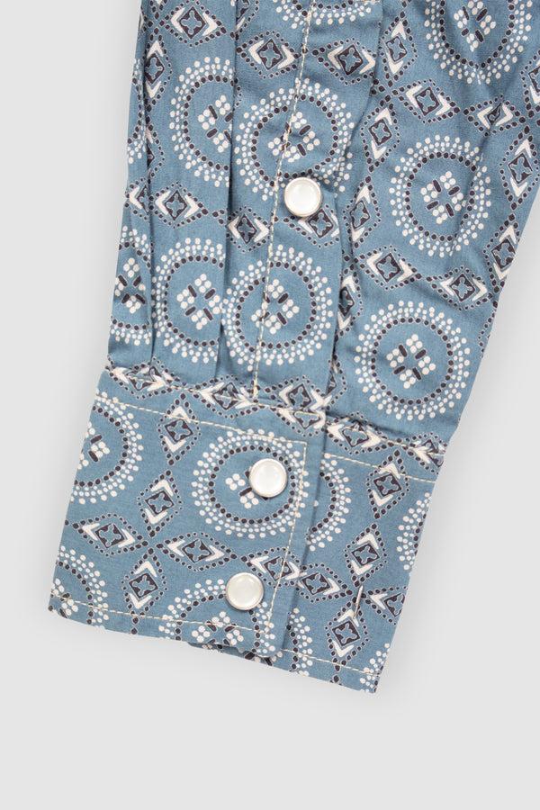 Barbanera FDP Blue Bandana Cotton Shirt