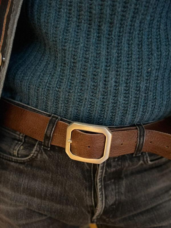 Barbanera Hardin 40mm Brown Leather Belt