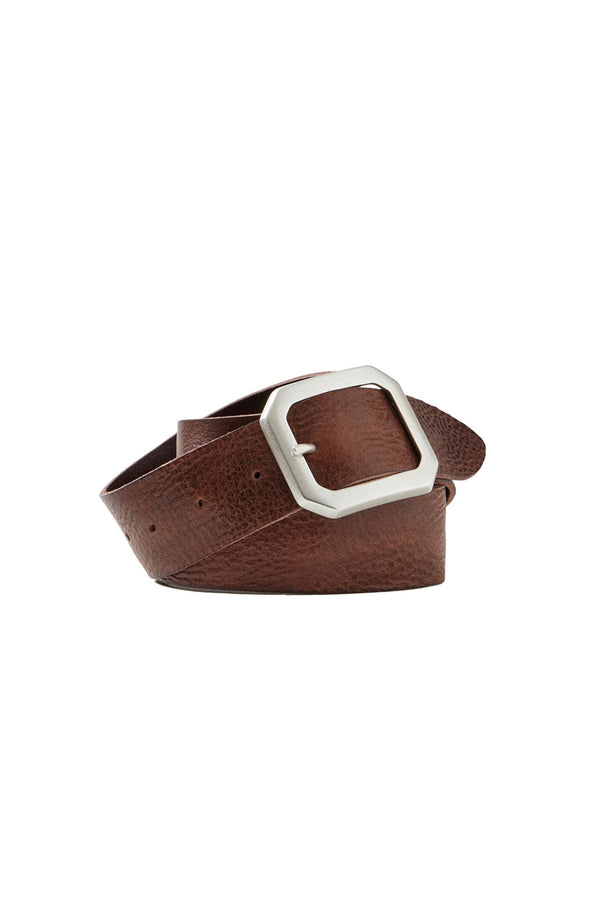 barbanera Hardin 40mm Brown Leather Belt