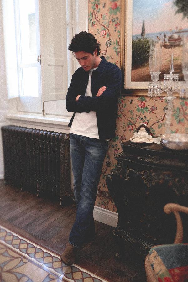 Barbanera Jericho Rinsed Blue Overshirt