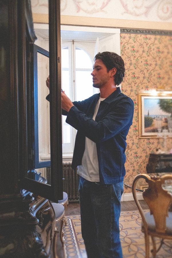 Barbanera Jericho Rinsed Blue Overshirt