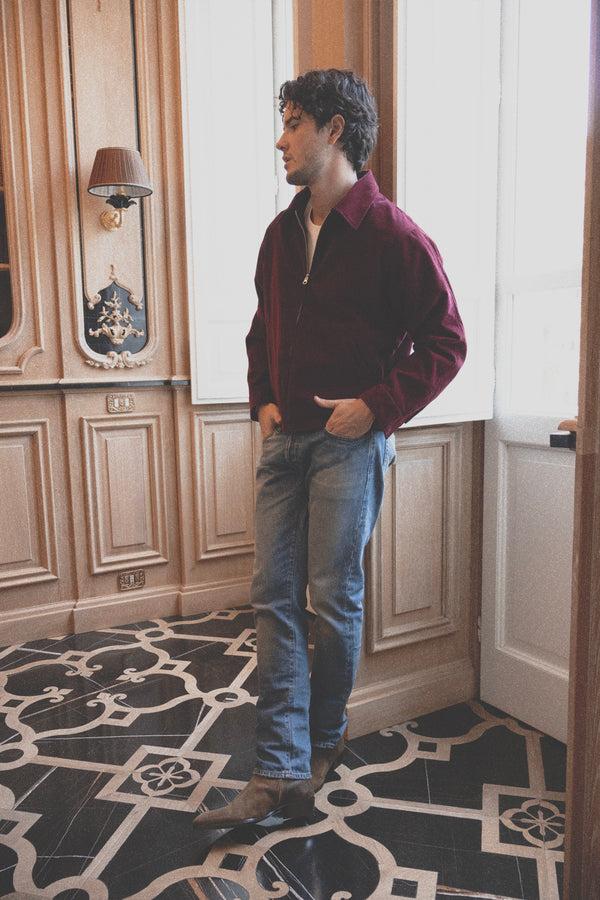Barbanera Linus Heritage Burgundy Corduroy Jacket