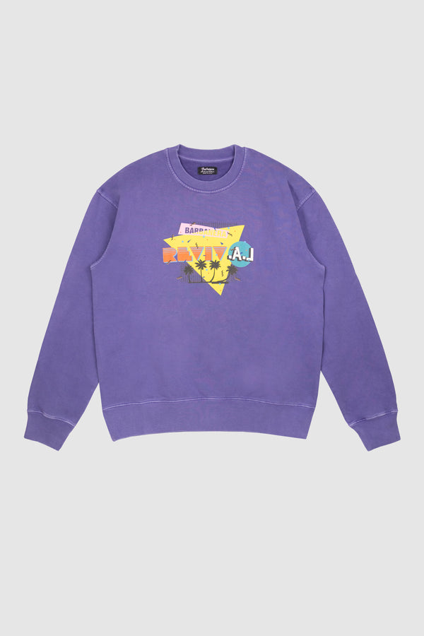 barbanera Magic Purple Vintage Sweatshirt