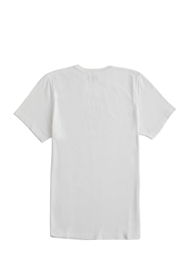Barbanera Plain White Raw Cotton T-Shirt