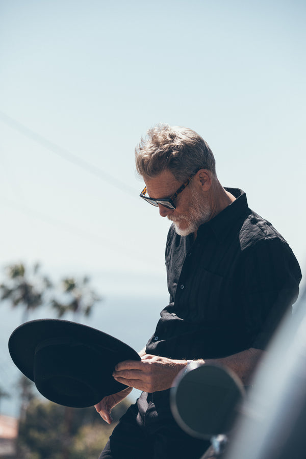 Barbanera Ramon Black Japanese Cotton Shirt