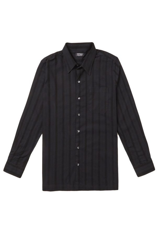 Barbanera Ramon Black Japanese Cotton Shirt