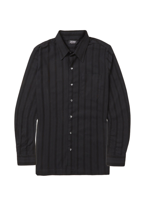 barbanera Ramon Black Japanese Cotton Shirt