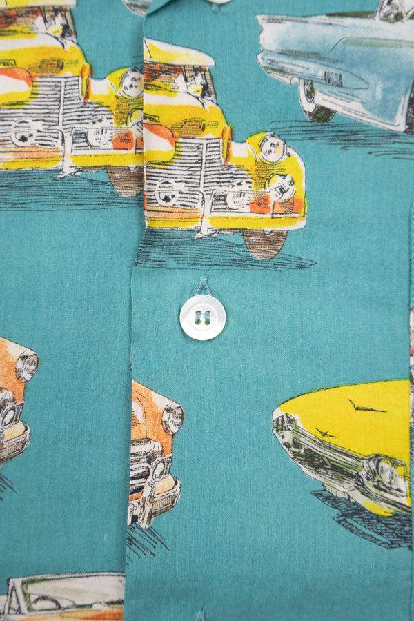 Barbanera Santos Light Blue Cars Cotton Shirt