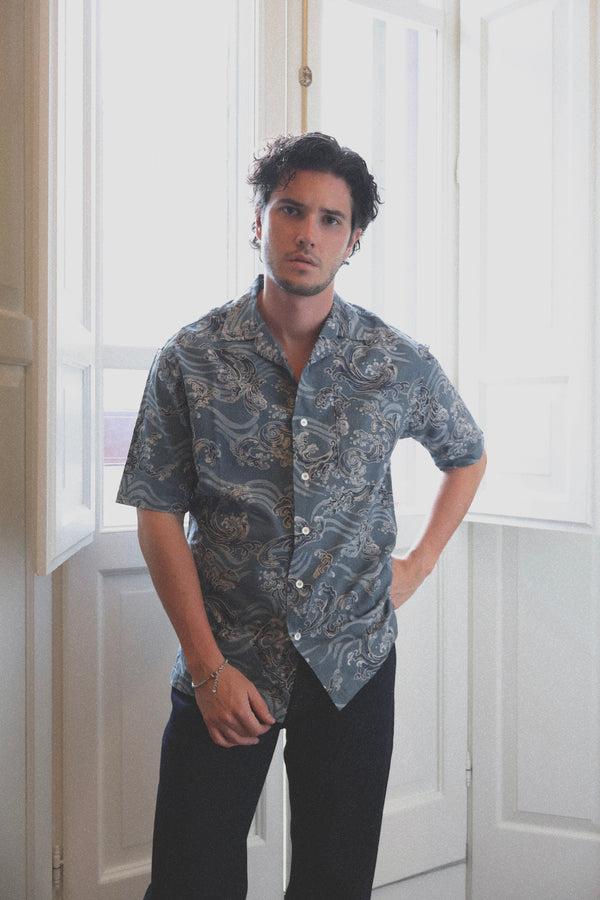 Barbanera Santos Light Blue Japanese Cotton Shirt