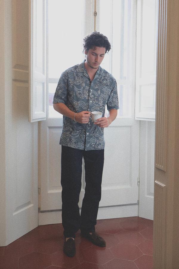 Barbanera Santos Light Blue Japanese Cotton Shirt