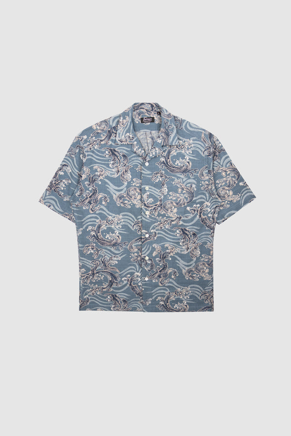 barbanera Santos Light Blue Japanese Cotton Shirt