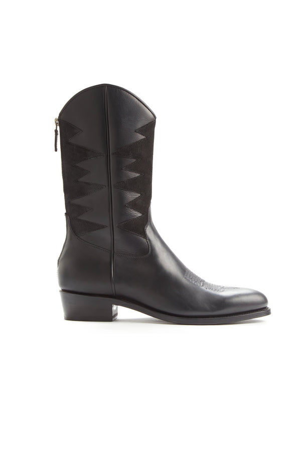 Barbanera Cormac Black Calf Boots - "Black Wolf" Special Edition