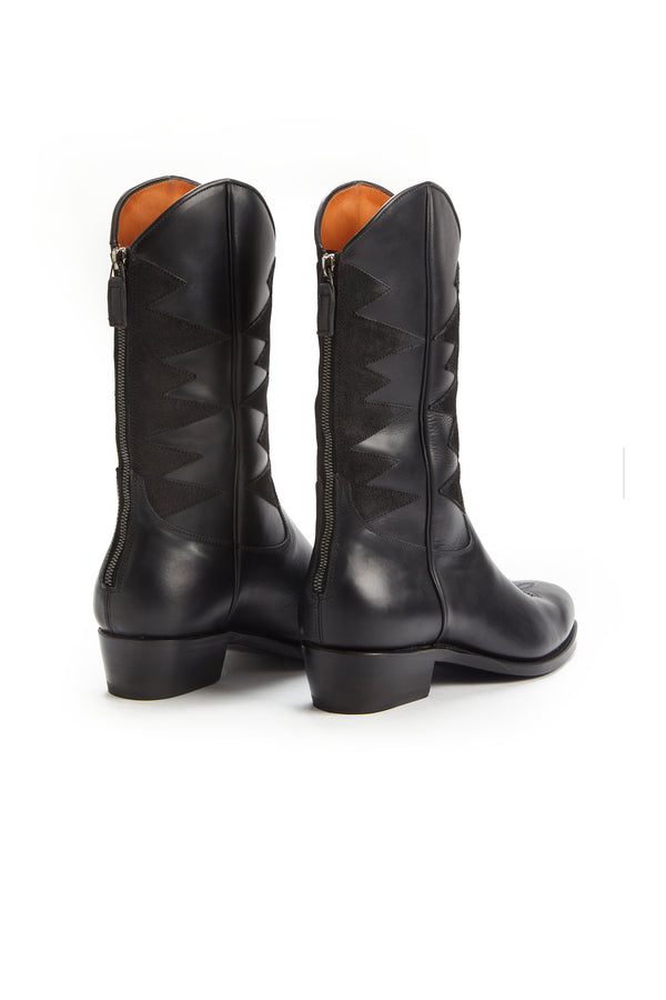Barbanera Cormac Black Calf Boots - "Black Wolf" Special Edition