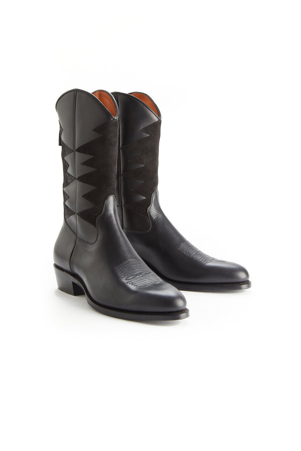 barbanera Cormac Black Calf Boots - "Black Wolf" Special Edition