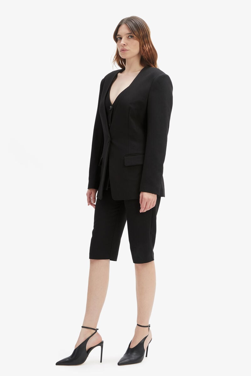 Bardot Ellera Fitted Blazer In Black
