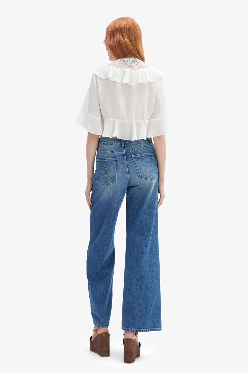 Bardot Louelle Lace Top In Ivory