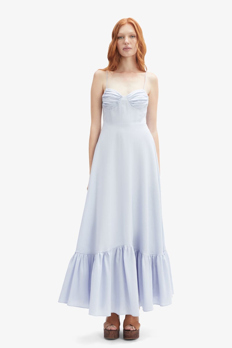 Bardot Marian Maxi Dress In Softblue