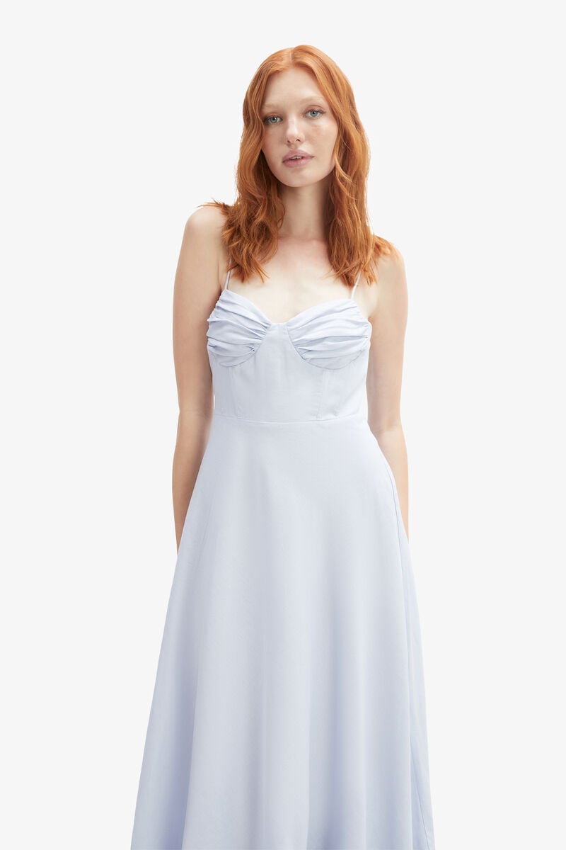 Bardot Marian Maxi Dress In Softblue