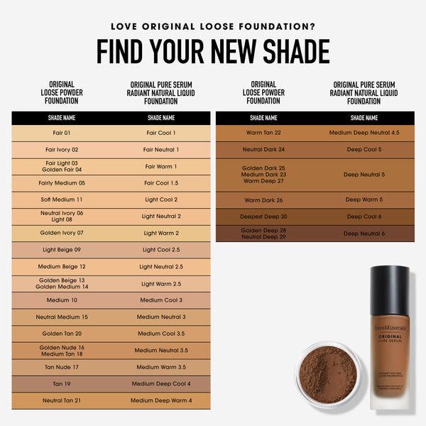 Bare Minerals ORIGINAL Loose Powder Foundation & Brush Bundle