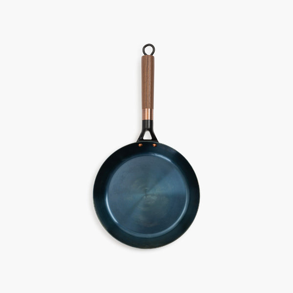 Barebones Blue Carbon Steel Skillet