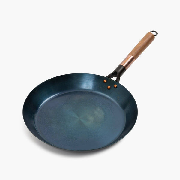 Barebones Blue Carbon Steel Skillet Bundle