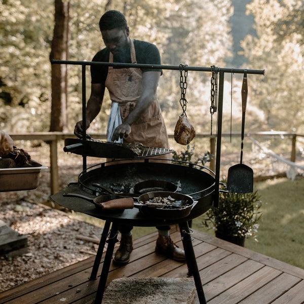 Barebones Cowboy Fire Pit Grill - 30"