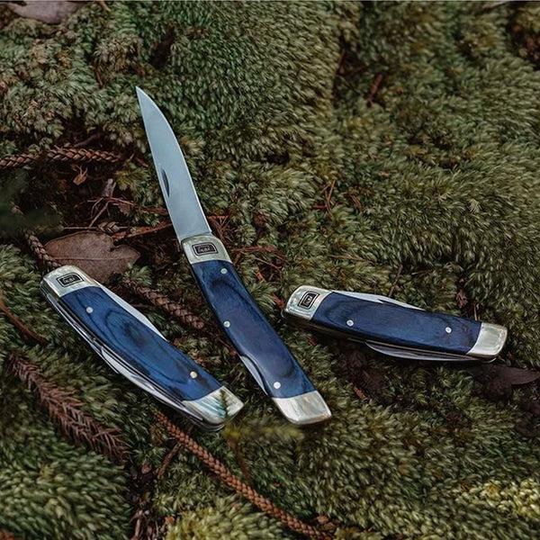 Barebones Double Blade Folding Pocket Knife