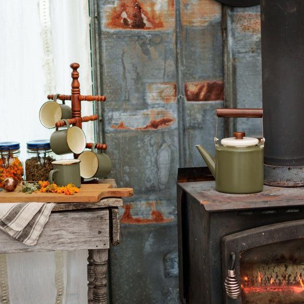 Barebones Enamel 2-Tone Kettle