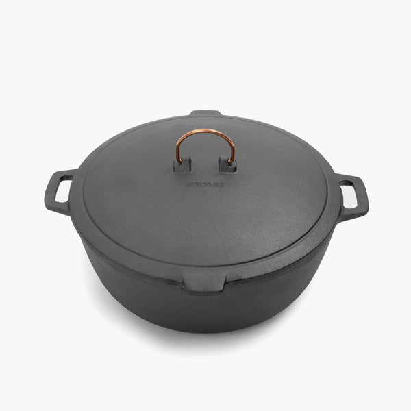 barebones Enamel Lined Cast Iron Crock Pot