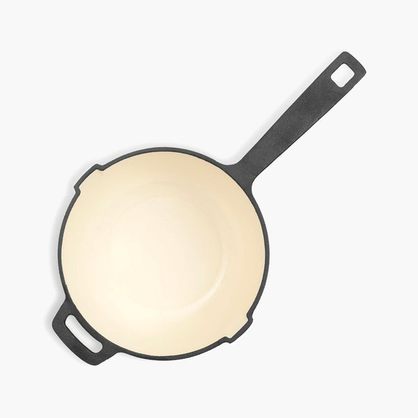 Barebones Enamel Lined Cast Iron Saucepan