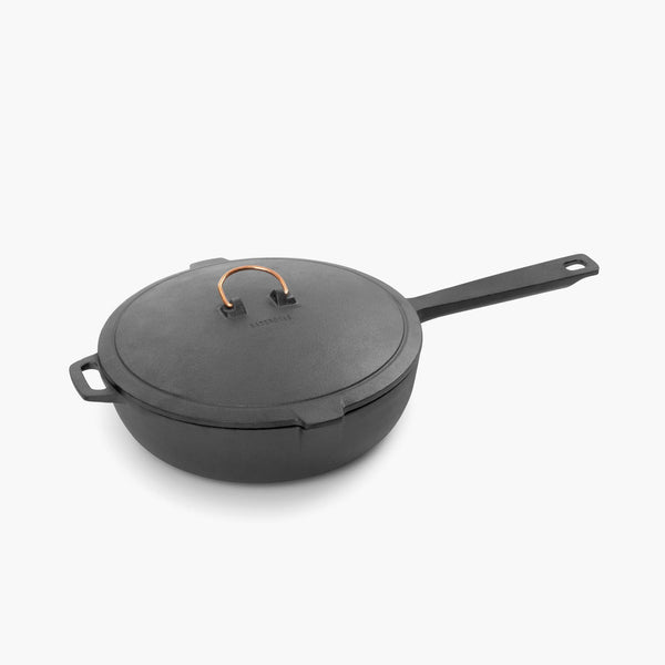 barebones Enamel Lined Cast Iron Skillet